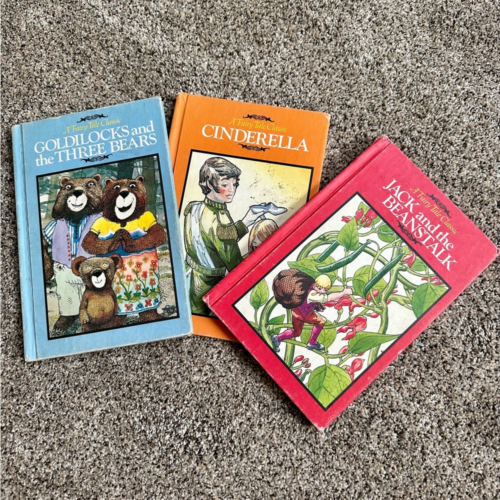 3 used Fairy Tale Classics books
